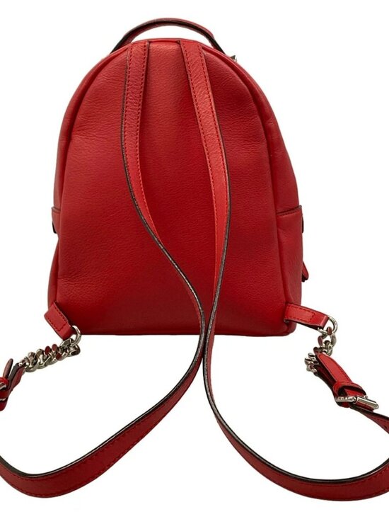 FENDI Mini Backpack 8BZ038 Red Leather Backpack main image 13